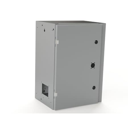 Saginaw Control & Engineering 1/4 Turn Latch Electrical Enclosures, 24 in H, 12 in D, 17 in W, NEMA 3R, 4, 12, 13 SCE-EXR12-30T200